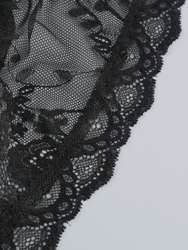 Mini-Kleid mit Korsett-Detail