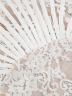 Schwarzes Mini-Kleid mit Korsett-Details