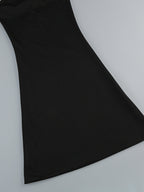 Paillettenkleid mit Kontrast-Details