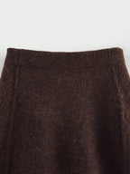 STRICKSET MIT STRICKJACKE UND A-LINIEN-ROCK