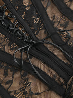 Mini-Kleid mit Korsett-Detail