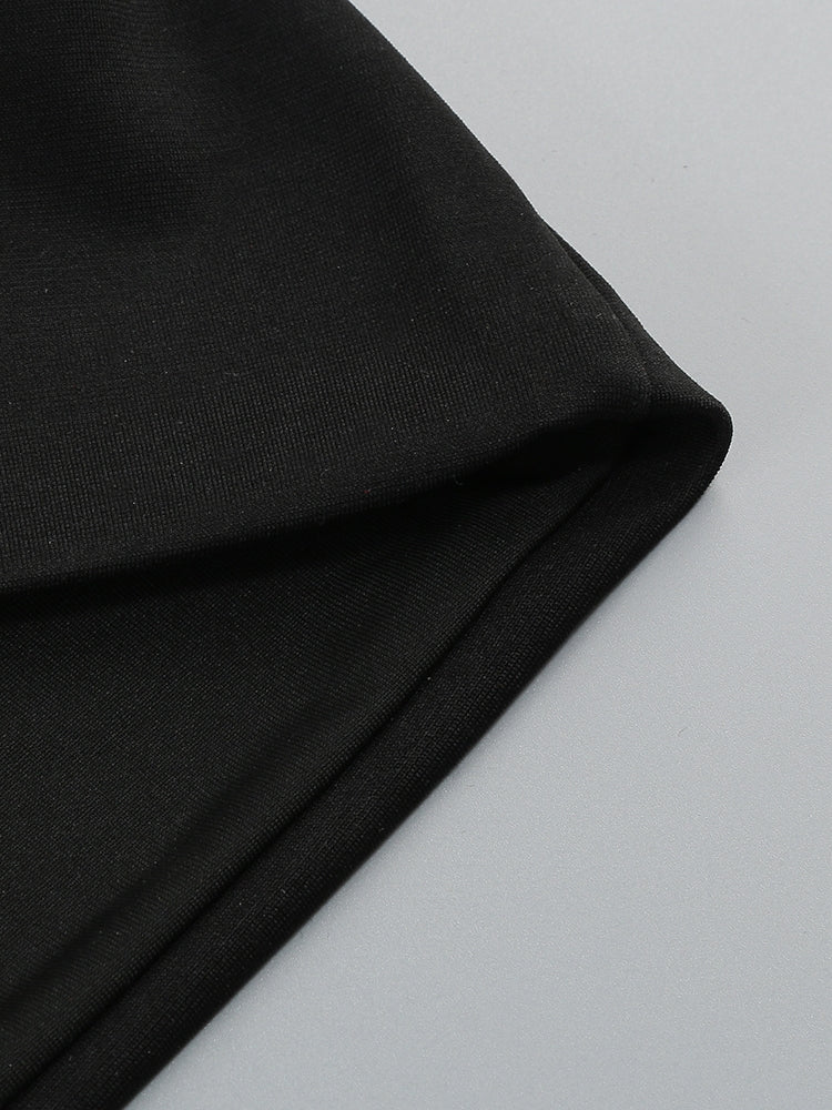 Paillettenkleid mit Kontrast-Details