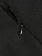 Rotes A-Linien-Kleid mit Kristall