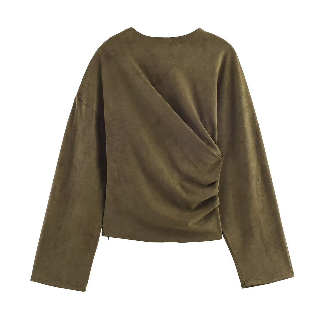 Schickes Wildleder-Hosen-Set