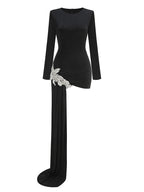 Mini-Bodycon-Kleid mit Spitze