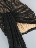 Mini-Kleid mit Korsett-Detail