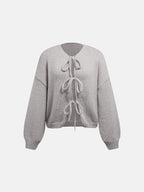 Eleganter Damen-Strickjackenpullover