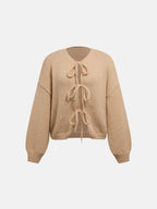 Eleganter Damen-Strickjackenpullover