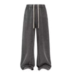 Hosen mit weitem Bein und Kordelzug