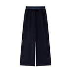 Damen-Hose mit hohem Bund und weitem Bein